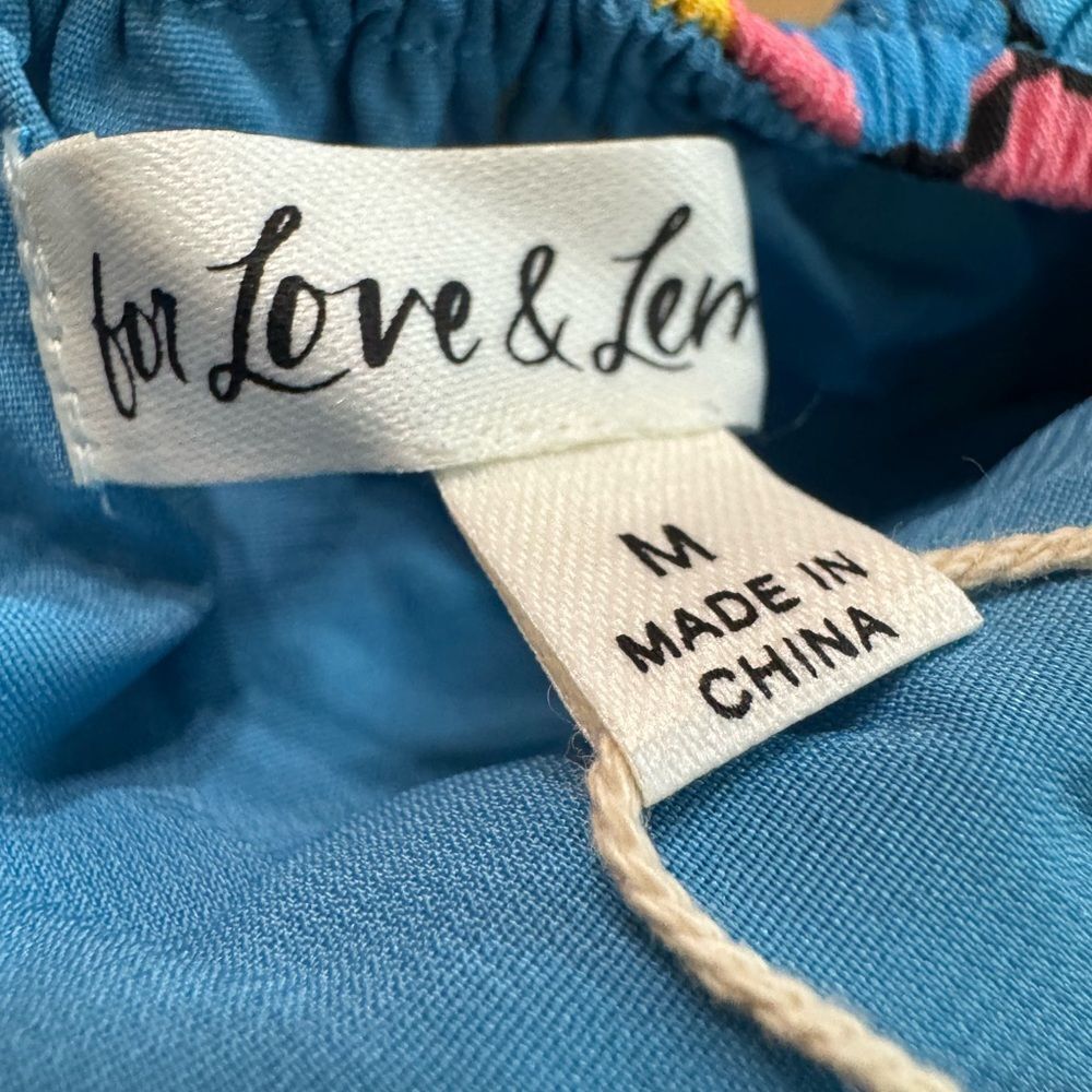 For Love & Lemons‎ Floral Maxi Dress  Size Medium 100% Bamboo - Picture 4 of 13